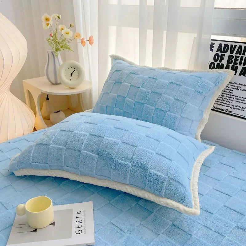 Quilted Velvet Fitted Sheet