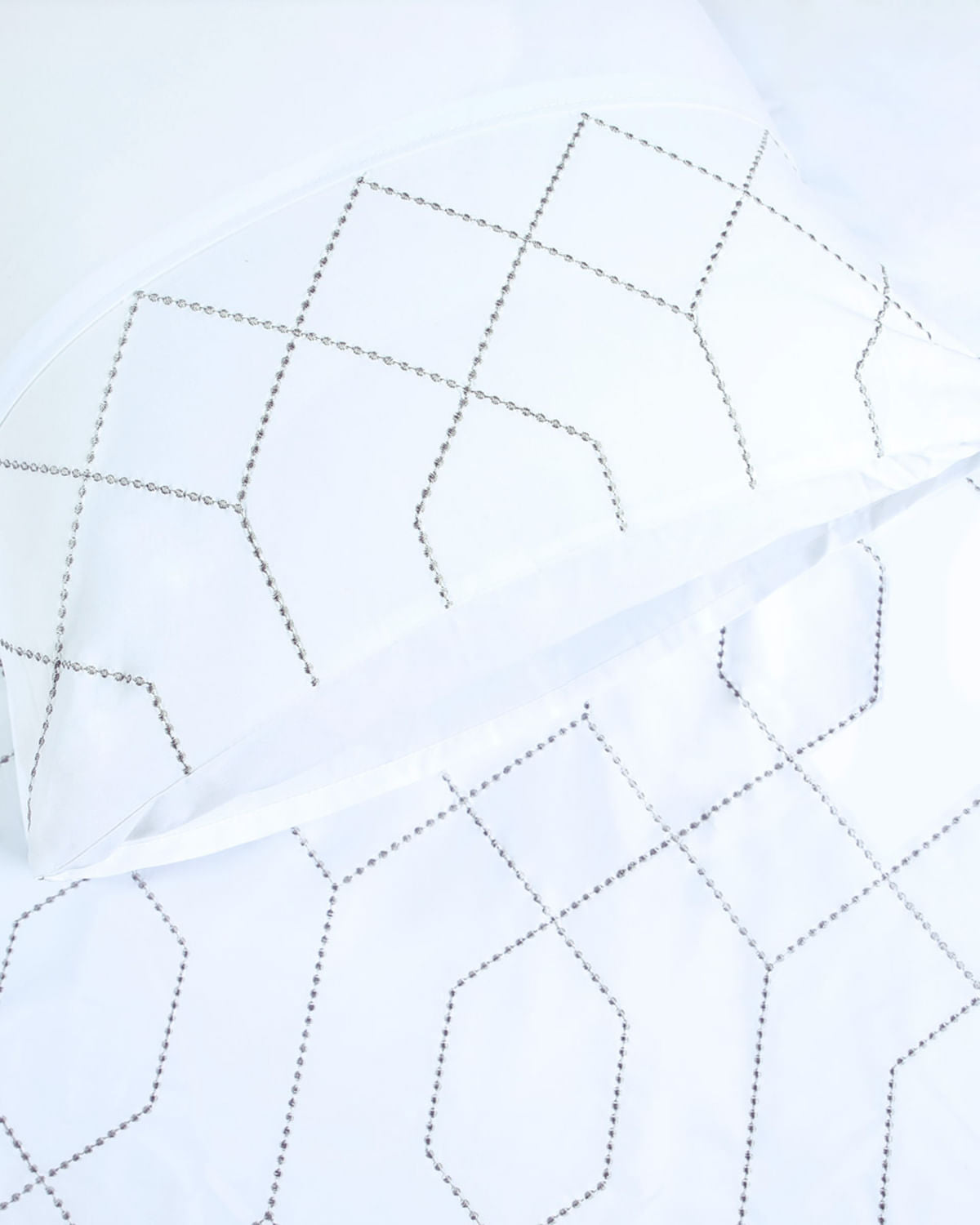 Geo Embroidered Duvet Set