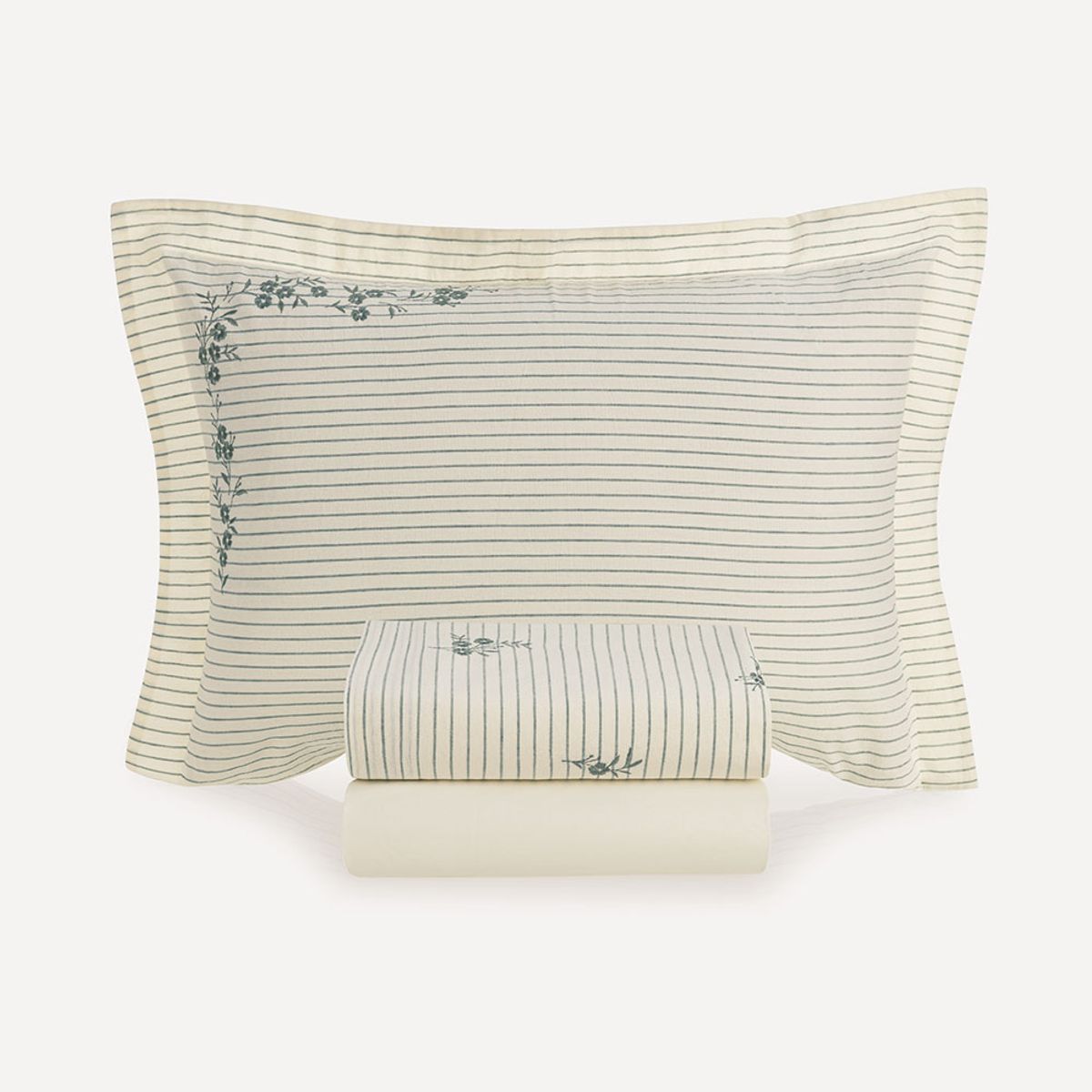 Elise Embroidered Double Bed Set – 200 Thread Count