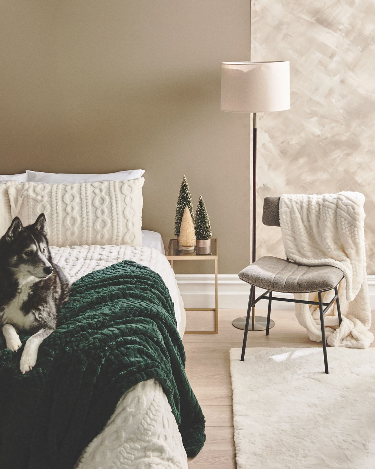 Cable Knit Fleece Duvet Set