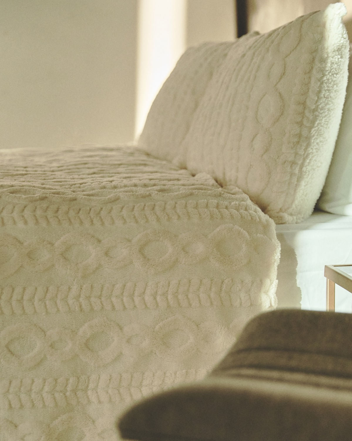 Cable Knit Fleece Duvet Set