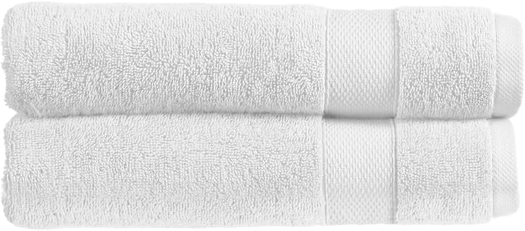 Christy Refresh Bathroom Towel Set | Set of 4 | 2 Bath 2 Hand | Quick Dry | Gentle Pastel Tones | Soft Absorbent Shower Towels | 100% Cotton 550GSM | Driftwood Brown