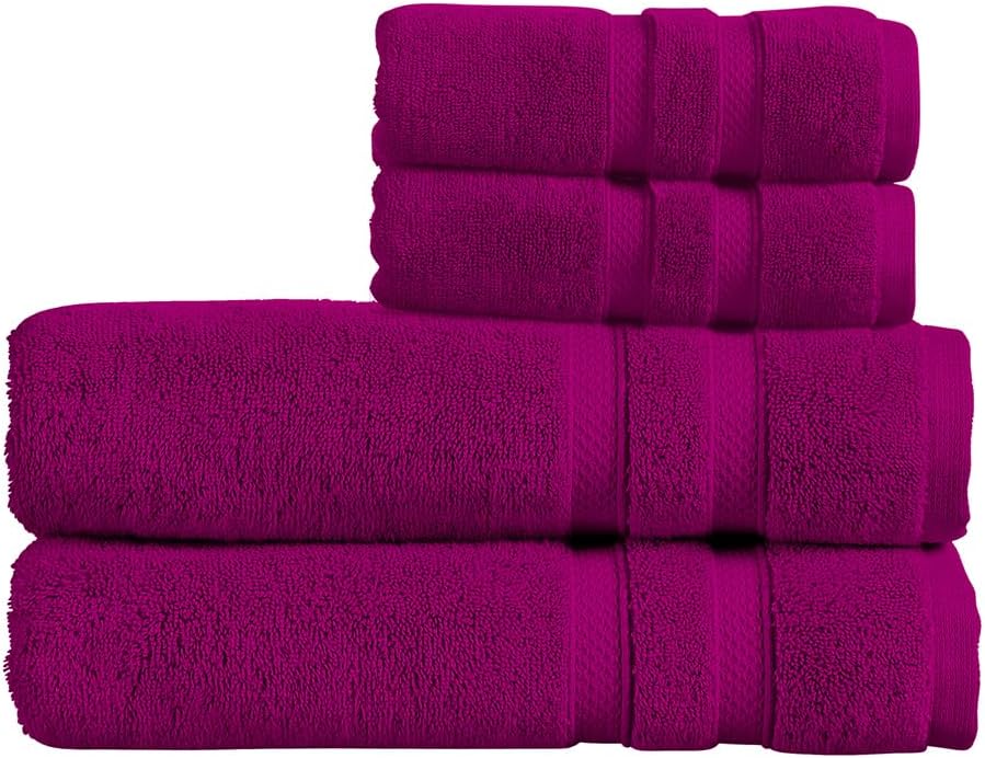Christy Chroma Bath Towel Set | Set of 6 | 2 Bath 2 Hand 2 Face | Highly Absorbent Heavyweight 675GSM | Bold and Bright | Soft Smooth Shower Towels | 100% Cotton | Sustainably Made | Ash Grey