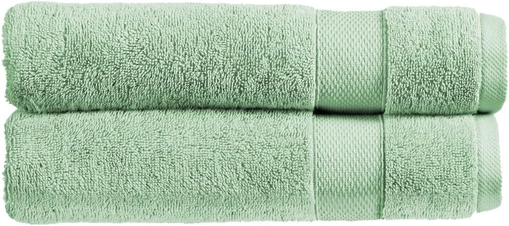 Christy Refresh Bathroom Towel Set | Set of 4 | 2 Bath 2 Hand | Quick Dry | Gentle Pastel Tones | Soft Absorbent Shower Towels | 100% Cotton 550GSM | Driftwood Brown