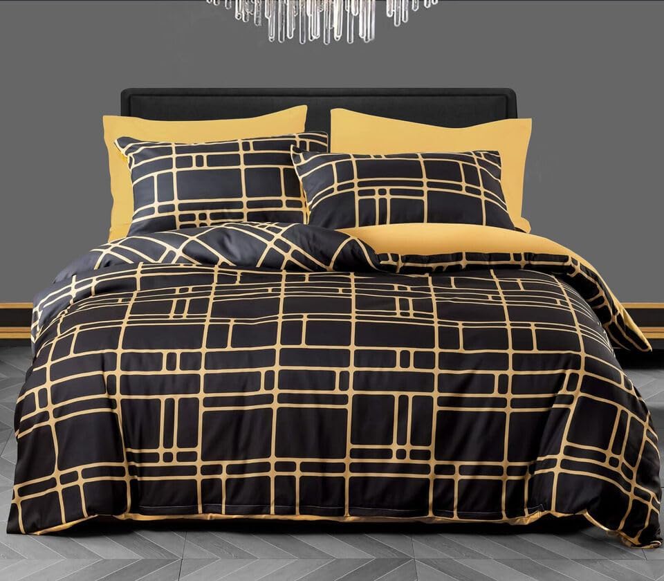 Pamposh Double Duvet Set Premium Brushed Microfiber Duvet Cover Double Ultrasoft Hypoallergenic Duvet Double Cover Set Non Iron Luxury Bedding Sets With Zipper Closure