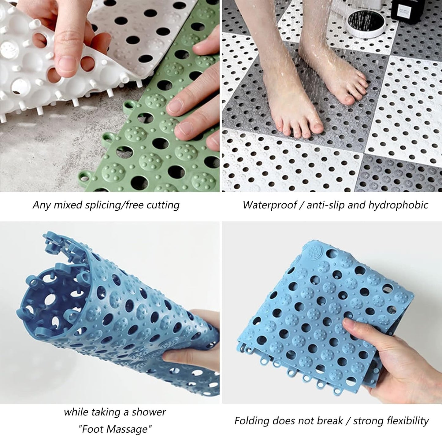 Interlocking Non Slip Shower Mat