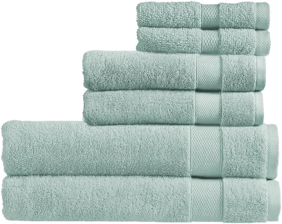 Christy Refresh Bathroom Towel Set | Set of 4 | 2 Bath 2 Hand | Quick Dry | Gentle Pastel Tones | Soft Absorbent Shower Towels | 100% Cotton 550GSM | Driftwood Brown