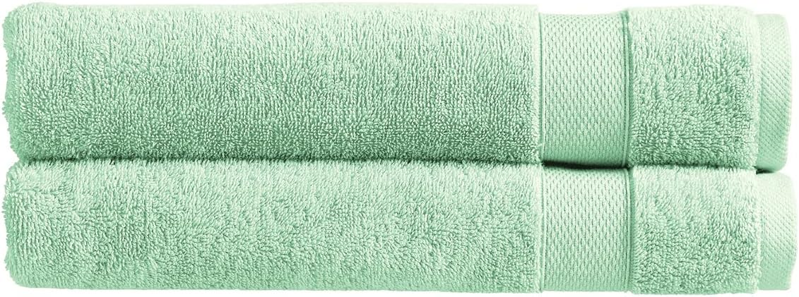 Christy Refresh Bathroom Towel Set | Set of 4 | 2 Bath 2 Hand | Quick Dry | Gentle Pastel Tones | Soft Absorbent Shower Towels | 100% Cotton 550GSM | Driftwood Brown