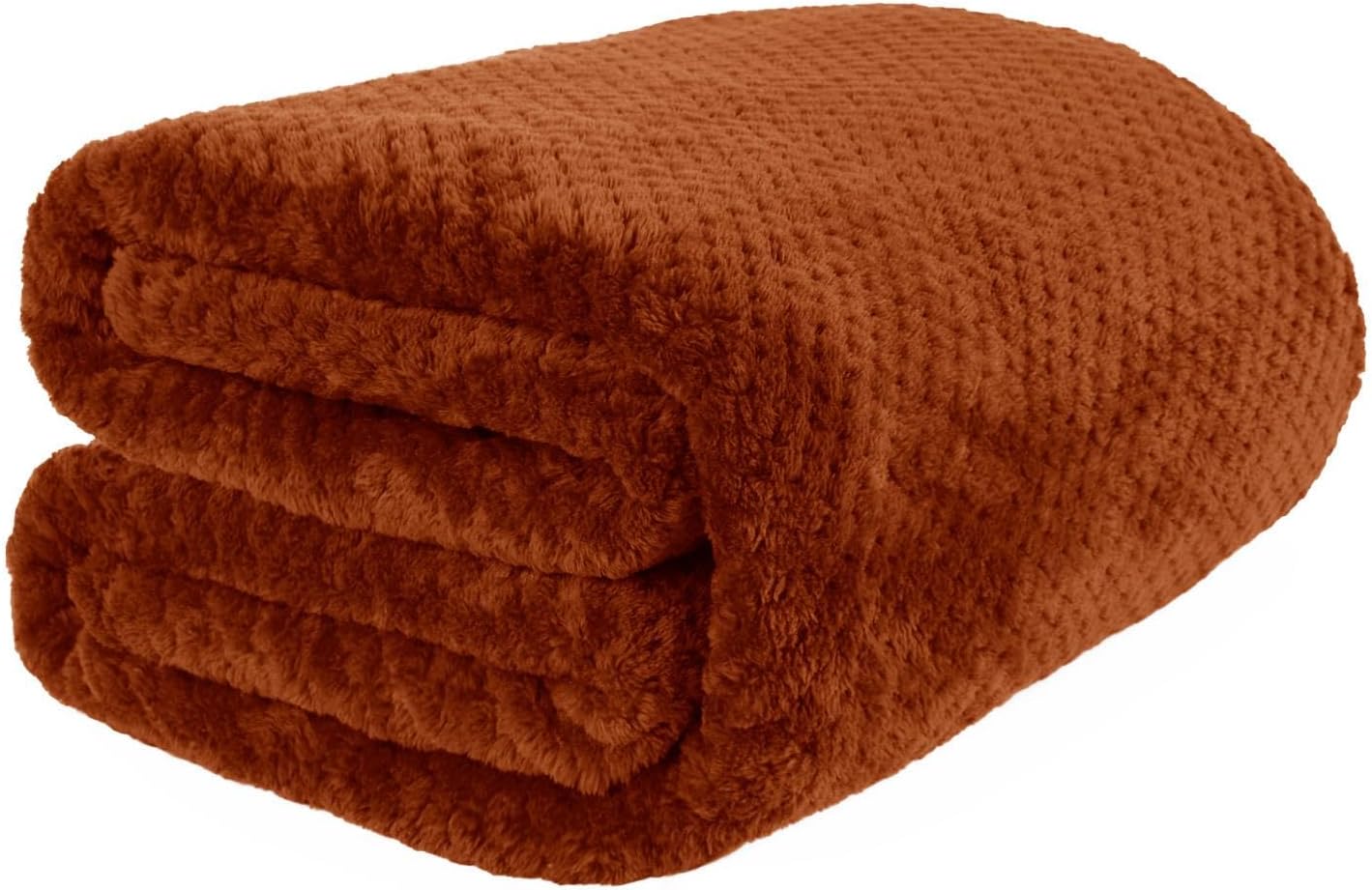 Dreamscene Sofa Throw Blanket, Soft Cosy Warm Honeycomb Waffle Fluffy Fleece Blankets for Bed Single Bed Throws Faux Fur Charcoal Grey Throw for Sofa, 125 x 150cm