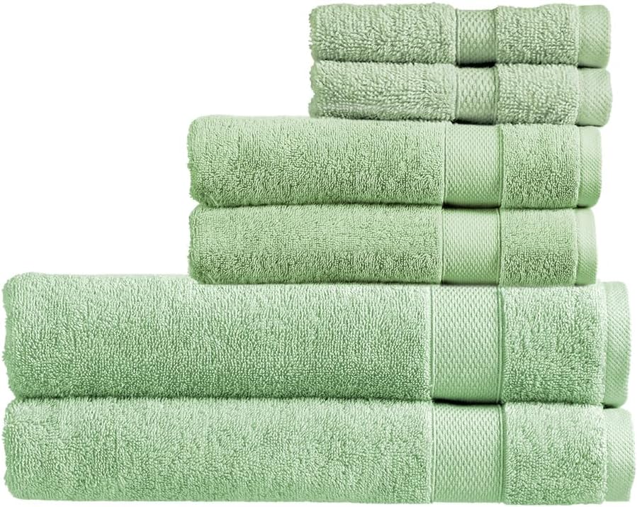 Christy Refresh Bathroom Towel Set | Set of 4 | 2 Bath 2 Hand | Quick Dry | Gentle Pastel Tones | Soft Absorbent Shower Towels | 100% Cotton 550GSM | Driftwood Brown