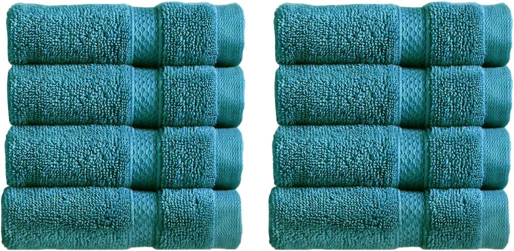 Christy Chroma Bath Towel Set | Set of 6 | 2 Bath 2 Hand 2 Face | Highly Absorbent Heavyweight 675GSM | Bold and Bright | Soft Smooth Shower Towels | 100% Cotton | Sustainably Made | Ash Grey