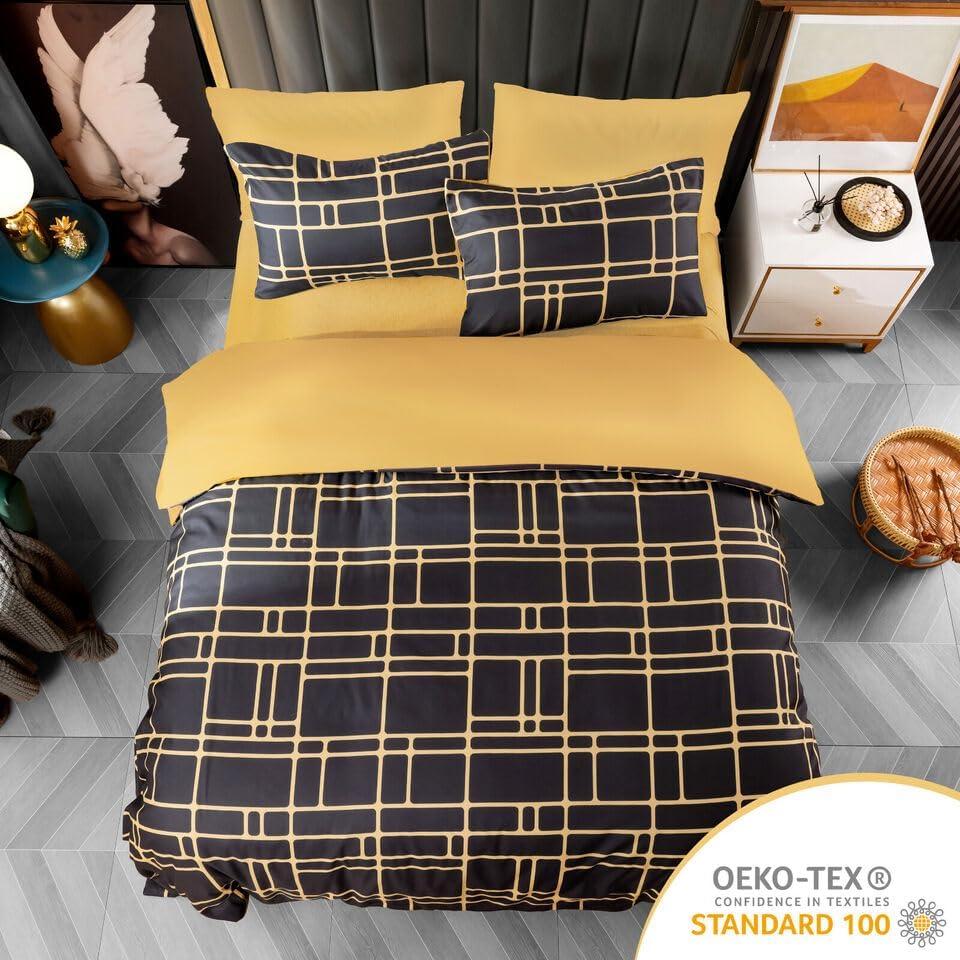 Pamposh Double Duvet Set Premium Brushed Microfiber Duvet Cover Double Ultrasoft Hypoallergenic Duvet Double Cover Set Non Iron Luxury Bedding Sets With Zipper Closure