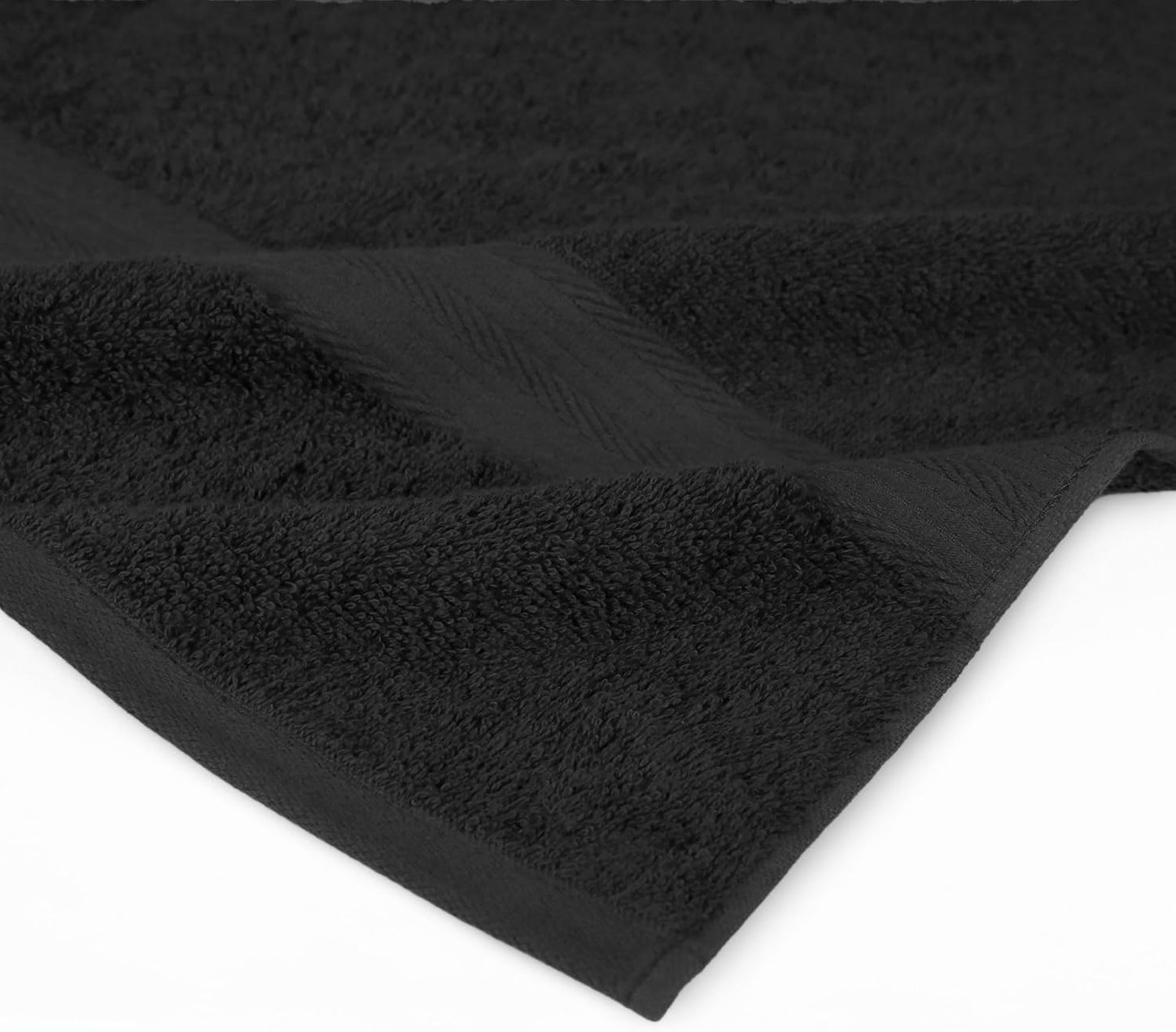 Amazon Basics 2 Bath towel for bathroom, Fade Resistant 100% Cotton Bath Towels, soft absorbent, 2-Pack (70x140 cm), Grey
