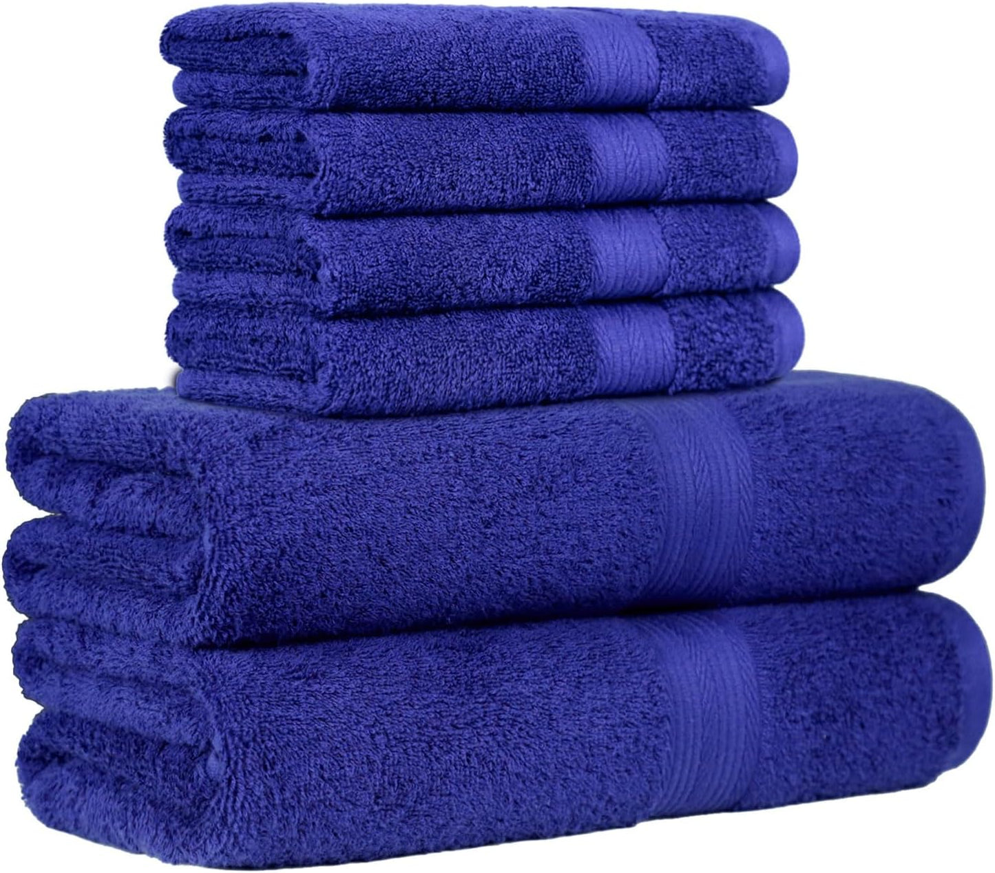 Amazon Basics 2 Bath towel for bathroom, Fade Resistant 100% Cotton Bath Towels, soft absorbent, 2-Pack (70x140 cm), Grey