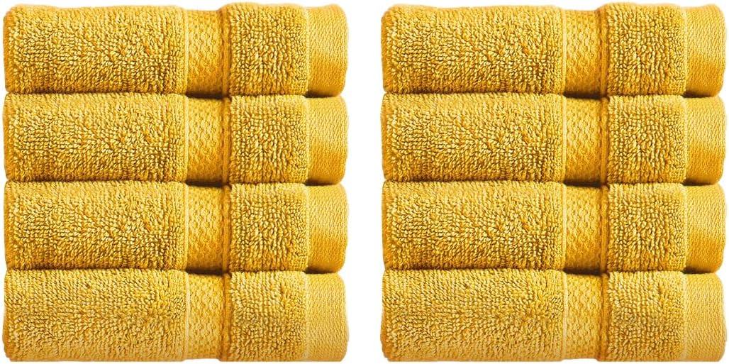 Christy Chroma Bath Towel Set | Set of 6 | 2 Bath 2 Hand 2 Face | Highly Absorbent Heavyweight 675GSM | Bold and Bright | Soft Smooth Shower Towels | 100% Cotton | Sustainably Made | Ash Grey