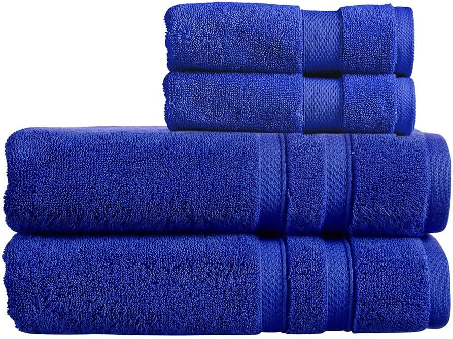Christy Chroma Bath Towel Set | Set of 6 | 2 Bath 2 Hand 2 Face | Highly Absorbent Heavyweight 675GSM | Bold and Bright | Soft Smooth Shower Towels | 100% Cotton | Sustainably Made | Ash Grey