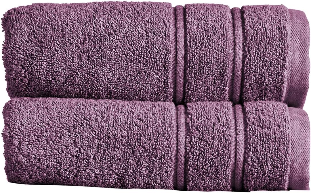 Christy Antalya Large Bath Towels | Set of 6 | 100% Turkish Cotton | 600GSM | Soft Plush Luxury Towel Set | 2 Bath Towels 2 Hand Towels 2 Face Cloths | Quick Dry | Denim Blue