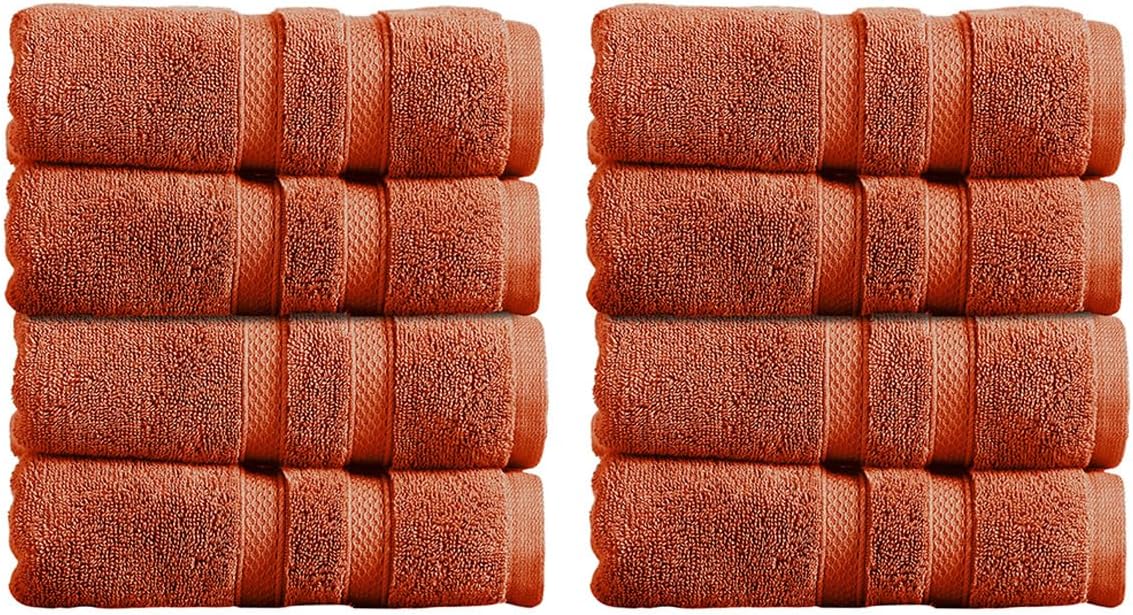 Christy Chroma Bath Towel Set | Set of 6 | 2 Bath 2 Hand 2 Face | Highly Absorbent Heavyweight 675GSM | Bold and Bright | Soft Smooth Shower Towels | 100% Cotton | Sustainably Made | Ash Grey