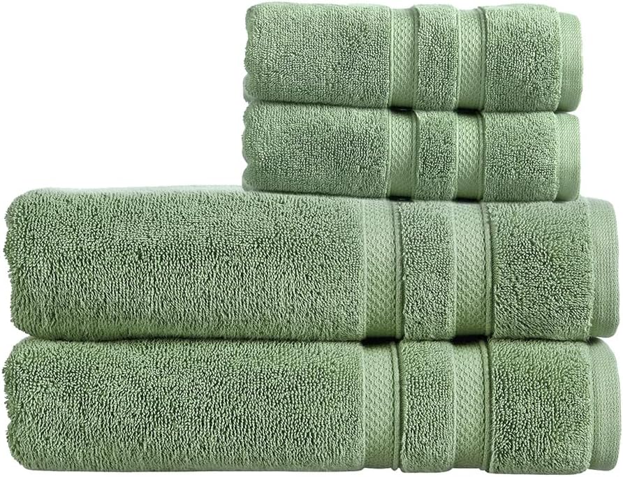Christy Chroma Bath Towel Set | Set of 6 | 2 Bath 2 Hand 2 Face | Highly Absorbent Heavyweight 675GSM | Bold and Bright | Soft Smooth Shower Towels | 100% Cotton | Sustainably Made | Ash Grey