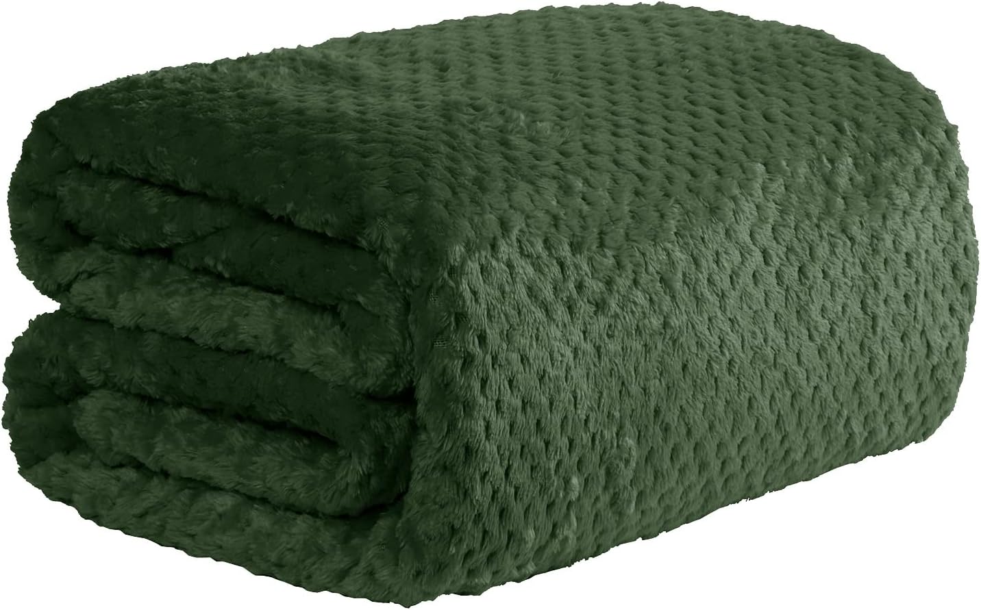 Dreamscene Sofa Throw Blanket, Soft Cosy Warm Honeycomb Waffle Fluffy Fleece Blankets for Bed Single Bed Throws Faux Fur Charcoal Grey Throw for Sofa, 125 x 150cm