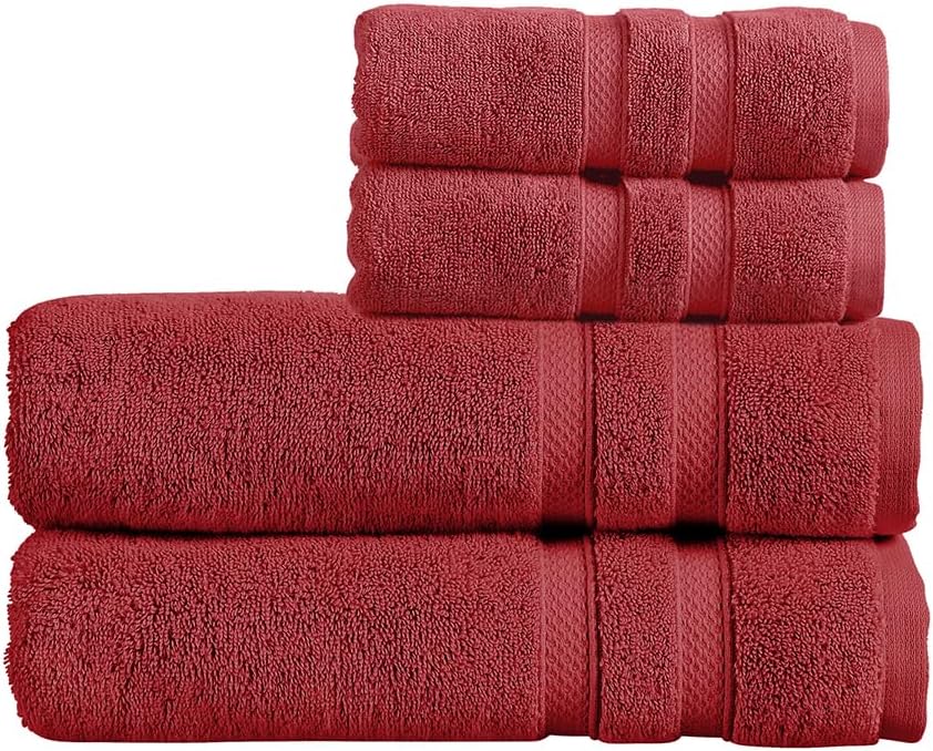 Christy Chroma Bath Towel Set | Set of 6 | 2 Bath 2 Hand 2 Face | Highly Absorbent Heavyweight 675GSM | Bold and Bright | Soft Smooth Shower Towels | 100% Cotton | Sustainably Made | Ash Grey