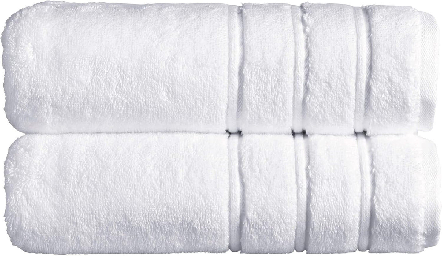 Christy Antalya Large Bath Towels | Set of 6 | 100% Turkish Cotton | 600GSM | Soft Plush Luxury Towel Set | 2 Bath Towels 2 Hand Towels 2 Face Cloths | Quick Dry | Denim Blue