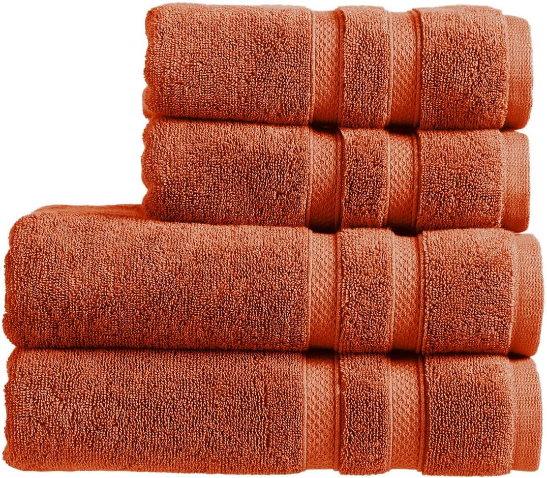 Christy Chroma Bath Towel Set | Set of 6 | 2 Bath 2 Hand 2 Face | Highly Absorbent Heavyweight 675GSM | Bold and Bright | Soft Smooth Shower Towels | 100% Cotton | Sustainably Made | Ash Grey