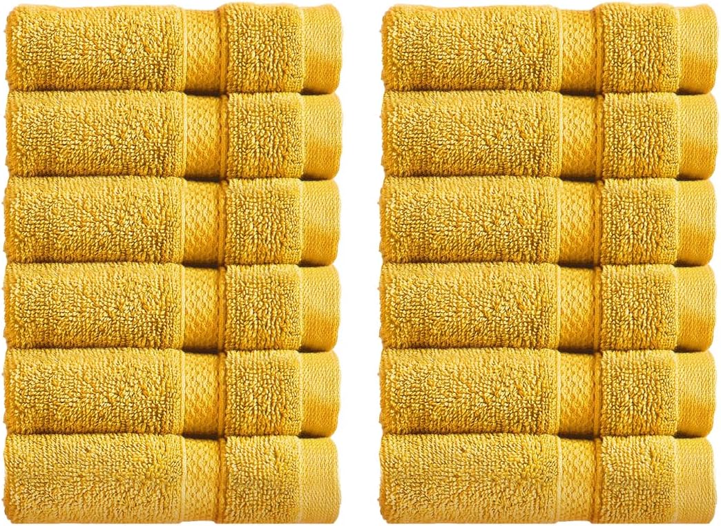 Christy Chroma Bath Towel Set | Set of 6 | 2 Bath 2 Hand 2 Face | Highly Absorbent Heavyweight 675GSM | Bold and Bright | Soft Smooth Shower Towels | 100% Cotton | Sustainably Made | Ash Grey