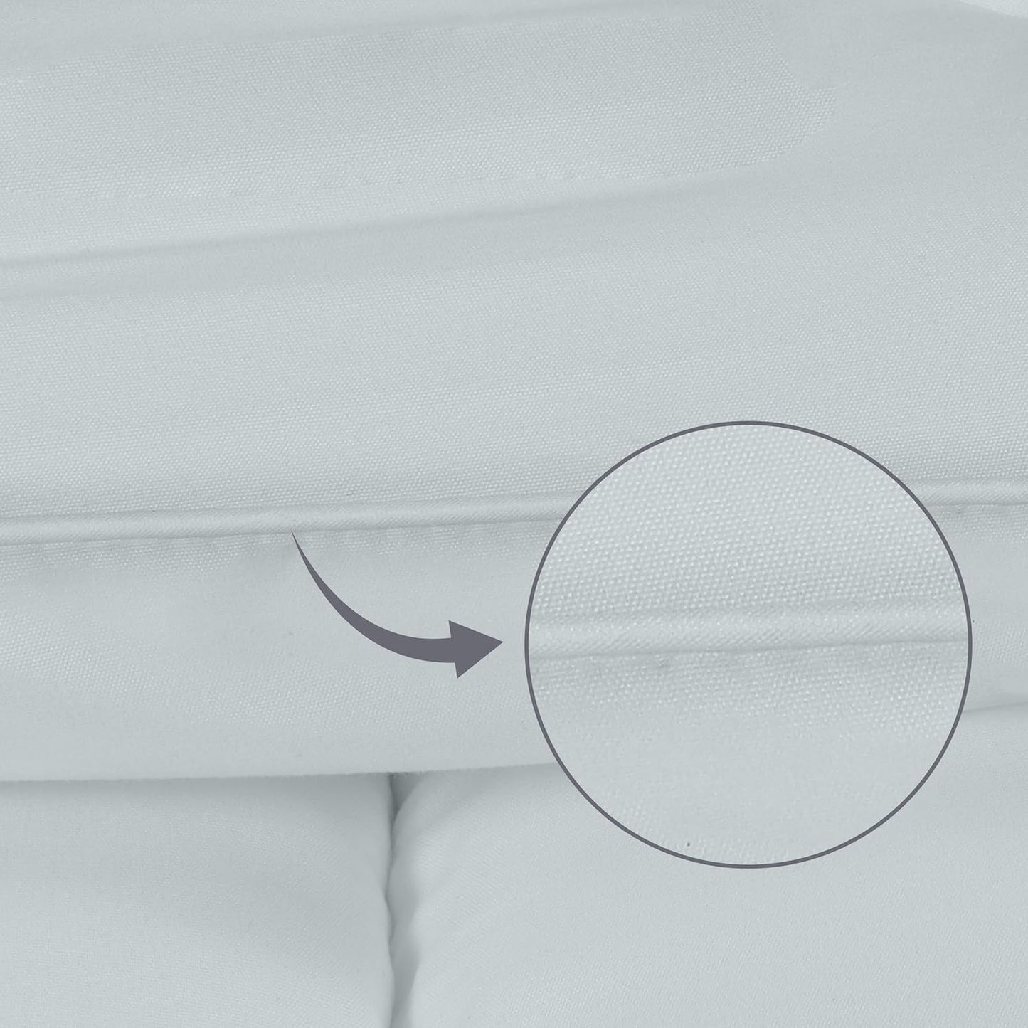 Utopia Bedding Duvet Double,10.5 Tog coverless Duvet with Corner Tabs, Box Stitched Quilt (Double, Grey)
