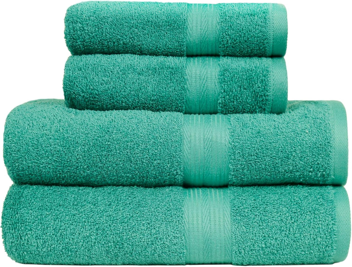 Amazon Basics 2 Bath towel for bathroom, Fade Resistant 100% Cotton Bath Towels, soft absorbent, 2-Pack (70x140 cm), Grey