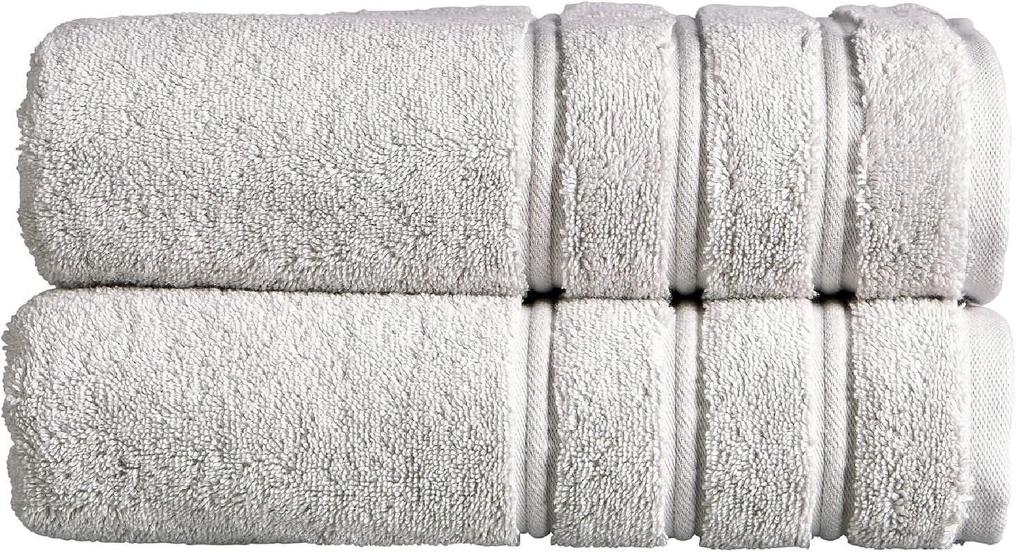 Christy Antalya Large Bath Towels | Set of 6 | 100% Turkish Cotton | 600GSM | Soft Plush Luxury Towel Set | 2 Bath Towels 2 Hand Towels 2 Face Cloths | Quick Dry | Denim Blue