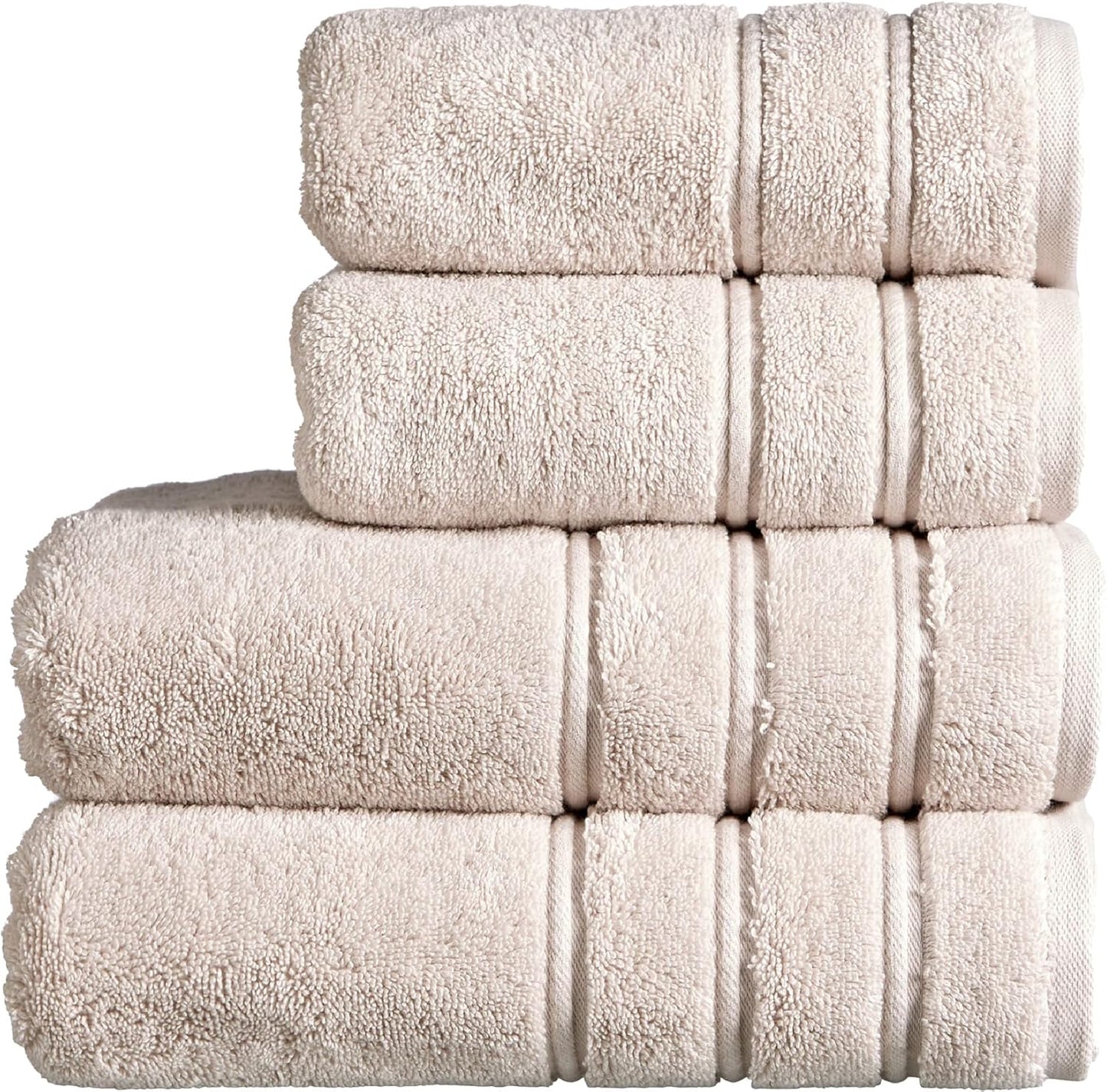 Christy Antalya Large Bath Towels | Set of 6 | 100% Turkish Cotton | 600GSM | Soft Plush Luxury Towel Set | 2 Bath Towels 2 Hand Towels 2 Face Cloths | Quick Dry | Denim Blue