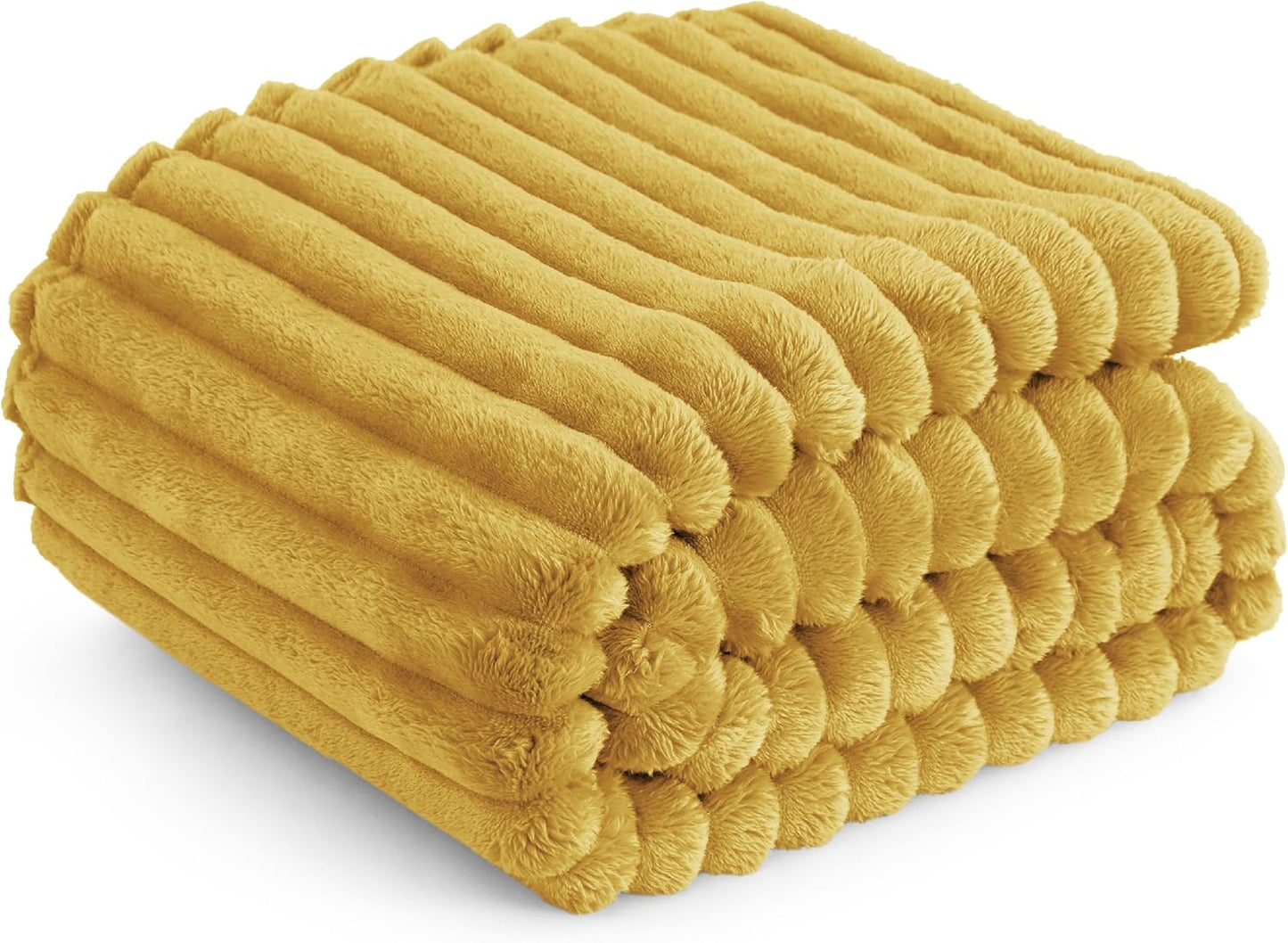 Bedsure Fleece Throw Blanket for Sofa - Fluffy Cosy Warm Blankets for Bed, Soft Cute Single Throw Gifts for Women and Girls, Ashley Blue, 130x170 cm