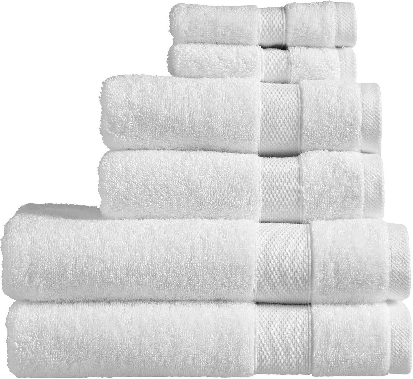 Christy Refresh Bathroom Towel Set | Set of 4 | 2 Bath 2 Hand | Quick Dry | Gentle Pastel Tones | Soft Absorbent Shower Towels | 100% Cotton 550GSM | Driftwood Brown