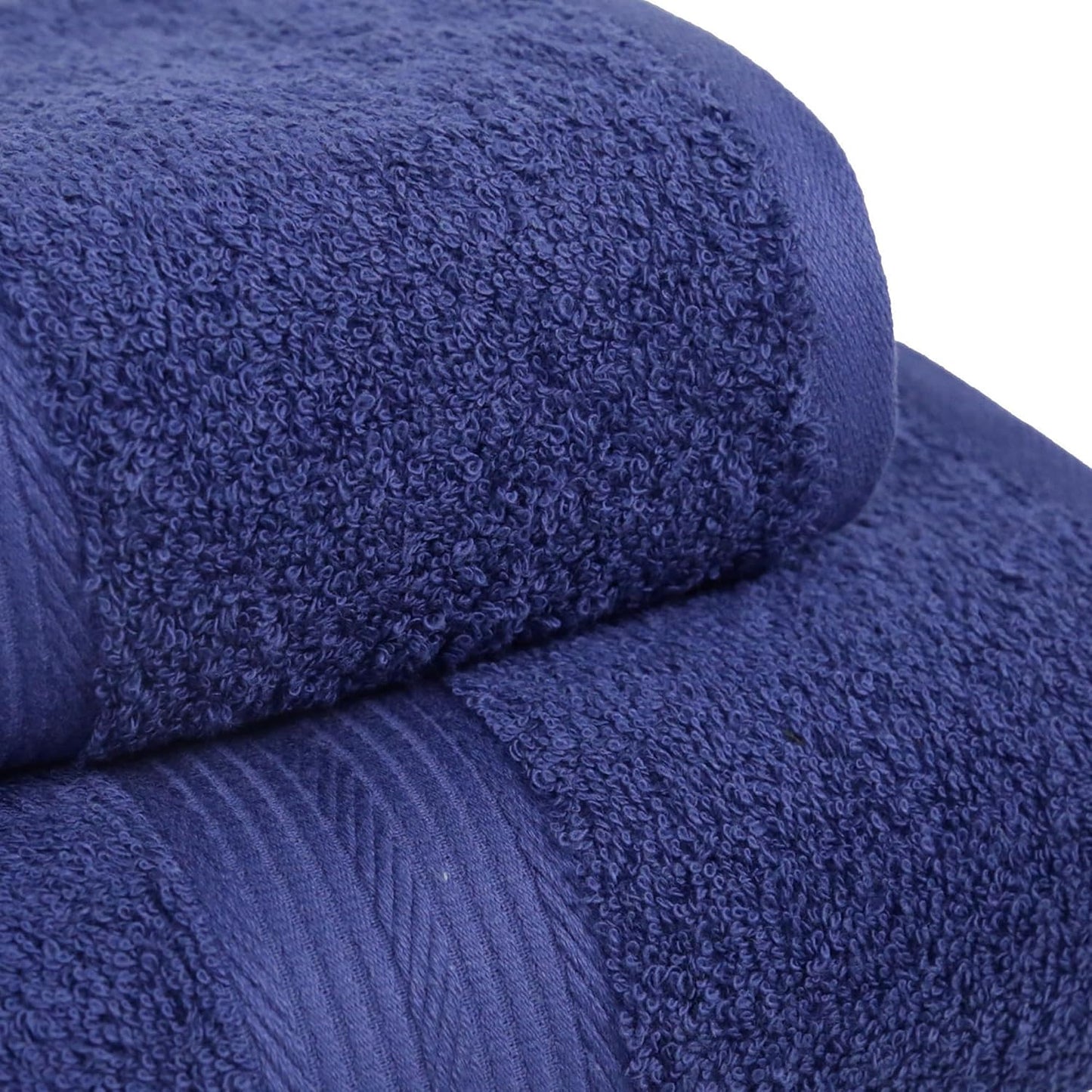 Amazon Basics 2 Bath towel for bathroom, Fade Resistant 100% Cotton Bath Towels, soft absorbent, 2-Pack (70x140 cm), Grey