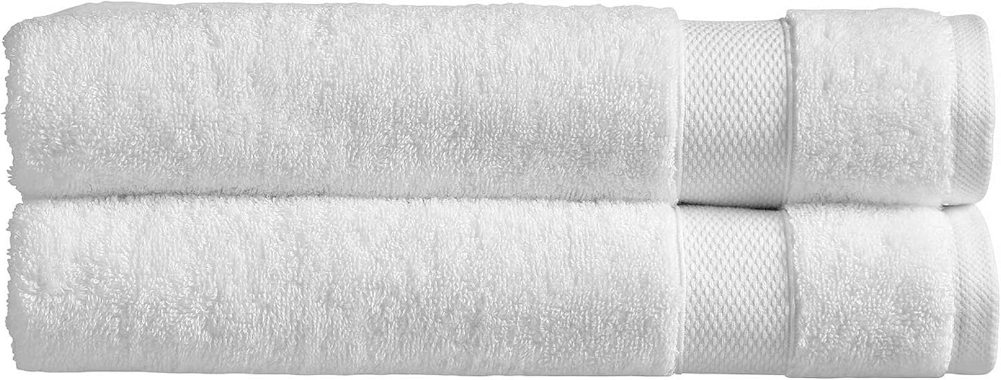Christy Refresh Bathroom Towel Set | Set of 4 | 2 Bath 2 Hand | Quick Dry | Gentle Pastel Tones | Soft Absorbent Shower Towels | 100% Cotton 550GSM | Driftwood Brown