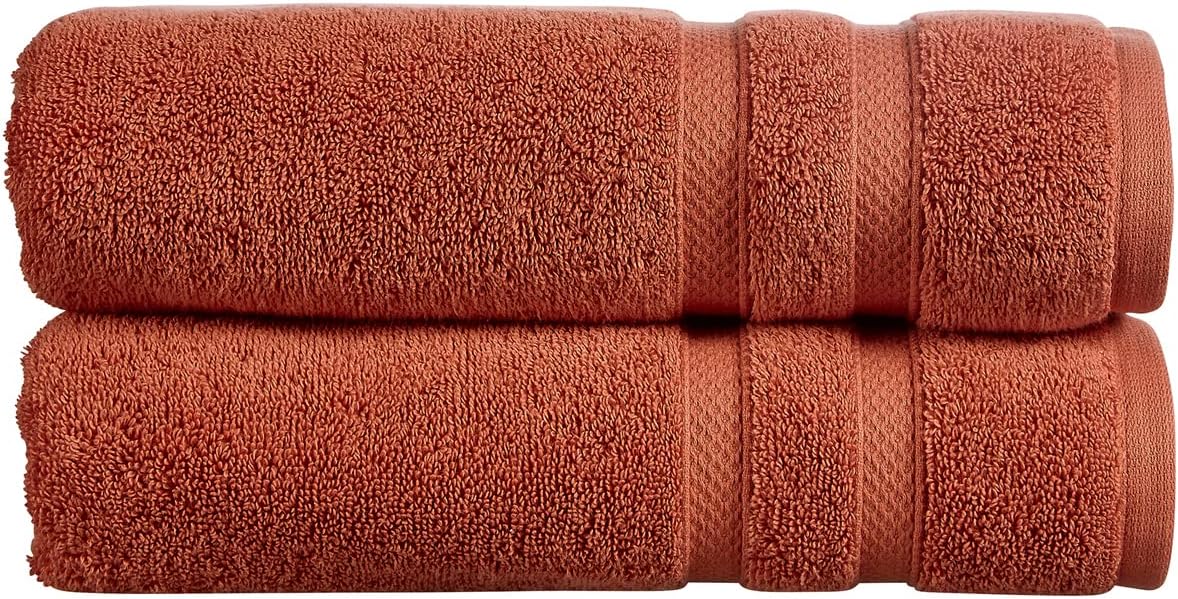Christy Chroma Bath Towel Set | Set of 6 | 2 Bath 2 Hand 2 Face | Highly Absorbent Heavyweight 675GSM | Bold and Bright | Soft Smooth Shower Towels | 100% Cotton | Sustainably Made | Ash Grey