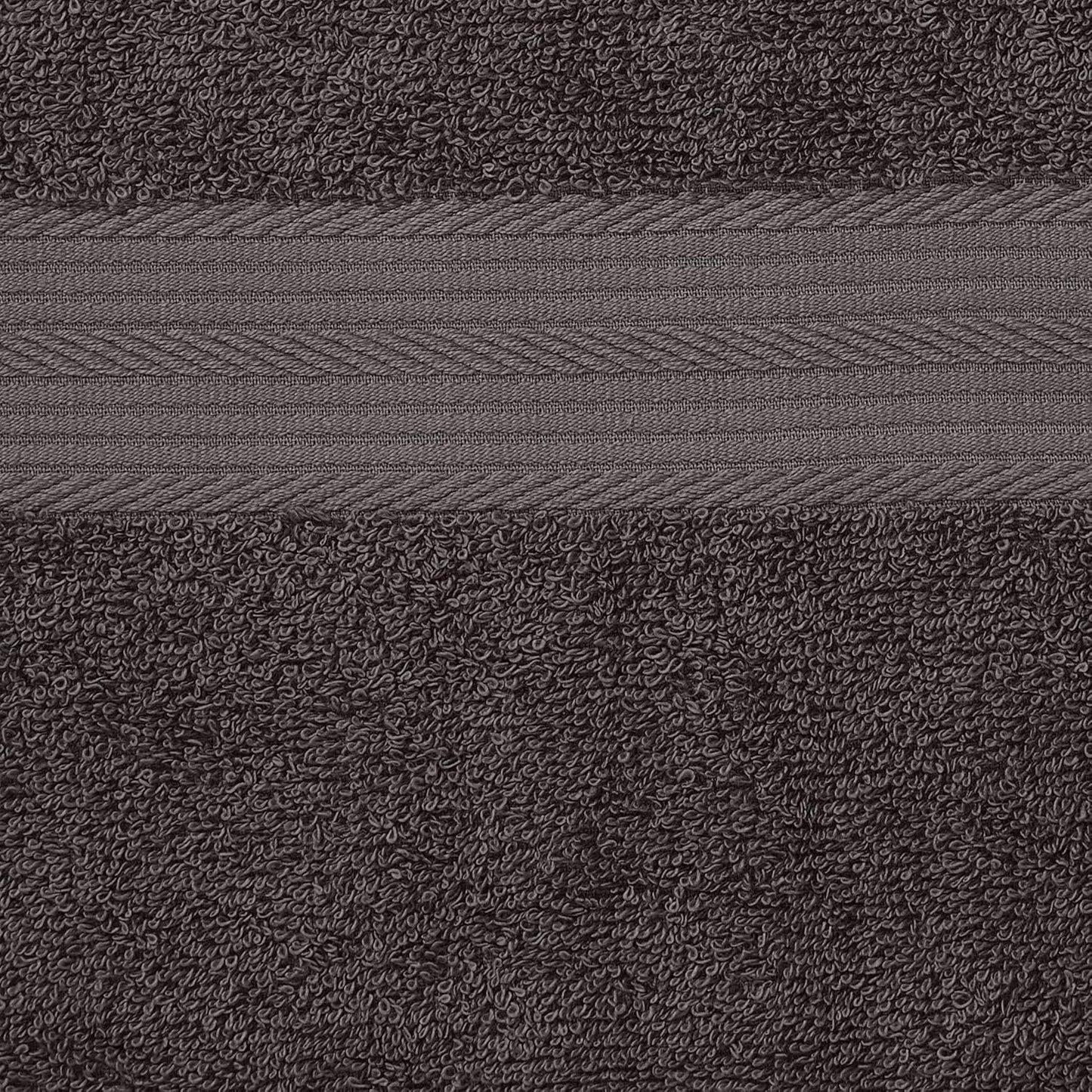 Amazon Basics 2 Bath towel for bathroom, Fade Resistant 100% Cotton Bath Towels, soft absorbent, 2-Pack (70x140 cm), Grey
