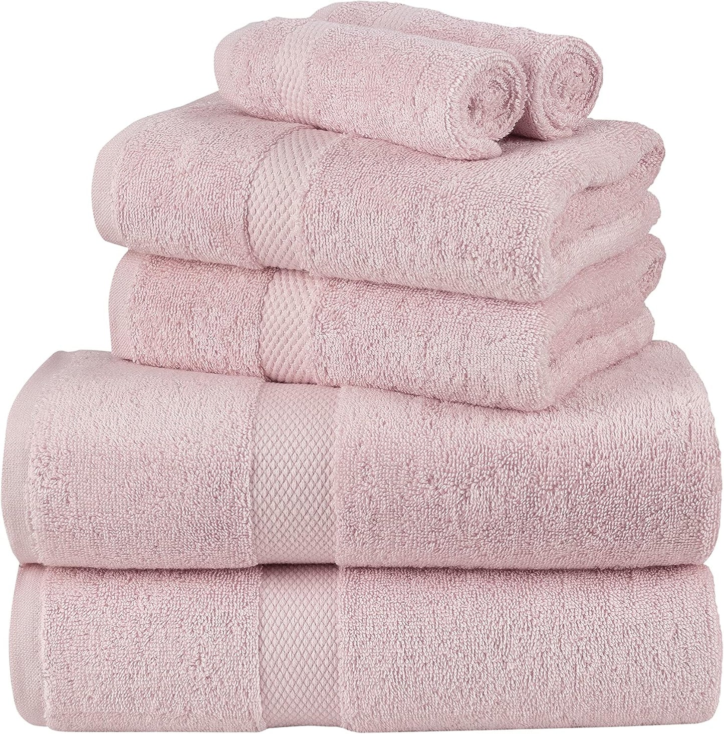 La Maison 100% Egyptian Cotton 600GSM Superior Towel Bale Set Hand Towel Bath Towel 6 Piece Super Soft Everyday Use (Navy Blue)