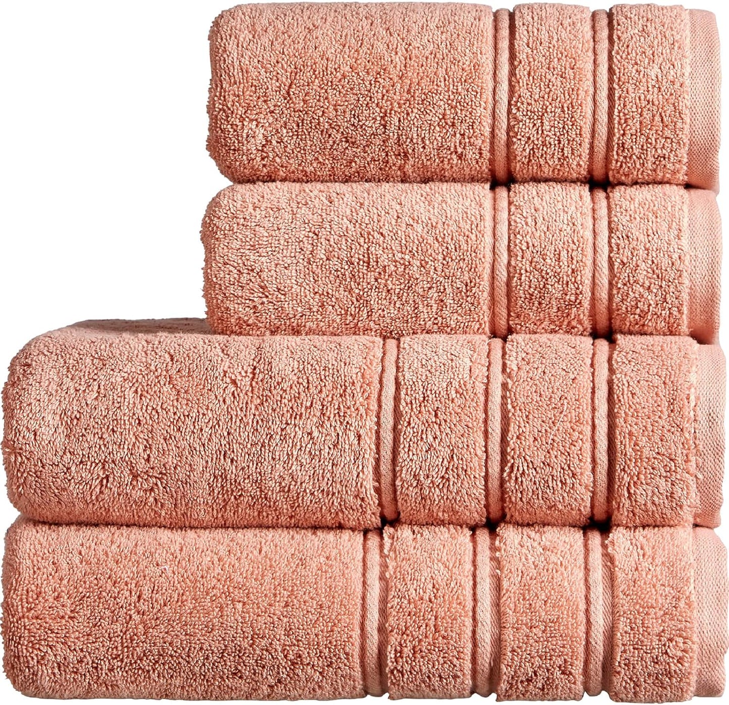 Christy Antalya Large Bath Towels | Set of 6 | 100% Turkish Cotton | 600GSM | Soft Plush Luxury Towel Set | 2 Bath Towels 2 Hand Towels 2 Face Cloths | Quick Dry | Denim Blue