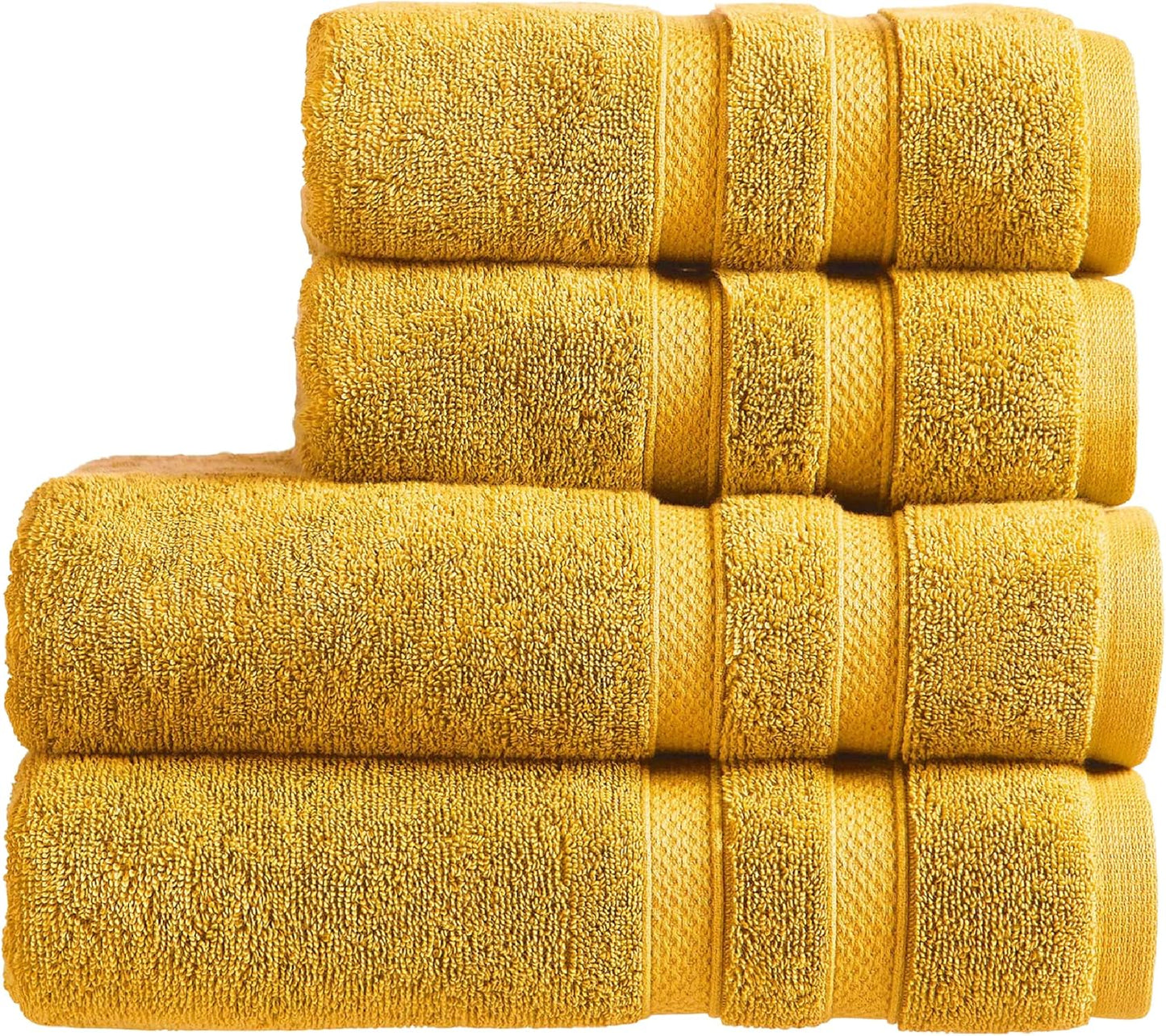 Christy Chroma Bath Towel Set | Set of 6 | 2 Bath 2 Hand 2 Face | Highly Absorbent Heavyweight 675GSM | Bold and Bright | Soft Smooth Shower Towels | 100% Cotton | Sustainably Made | Ash Grey