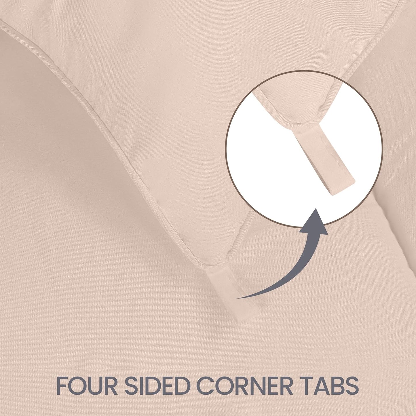 Utopia Bedding Duvet Double,10.5 Tog coverless Duvet with Corner Tabs, Box Stitched Quilt (Double, Grey)