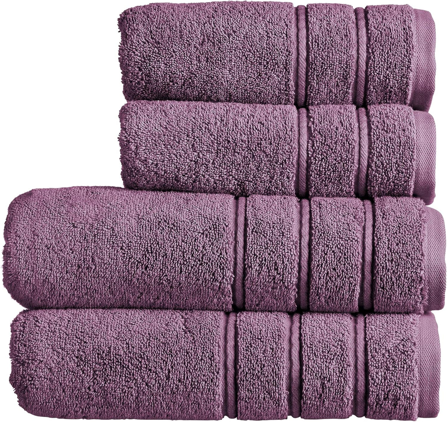 Christy Antalya Large Bath Towels | Set of 6 | 100% Turkish Cotton | 600GSM | Soft Plush Luxury Towel Set | 2 Bath Towels 2 Hand Towels 2 Face Cloths | Quick Dry | Denim Blue