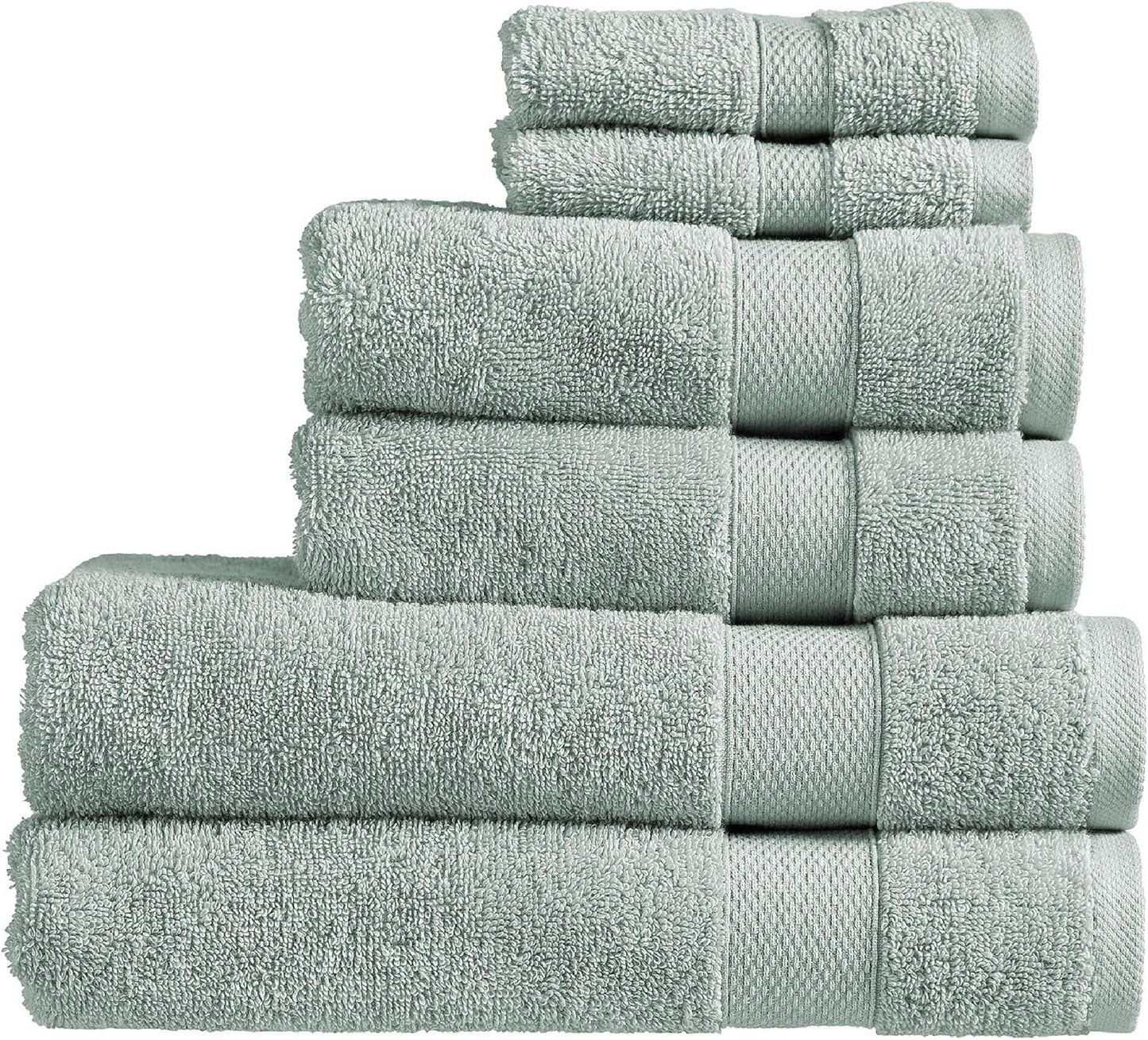 Christy Refresh Bathroom Towel Set | Set of 4 | 2 Bath 2 Hand | Quick Dry | Gentle Pastel Tones | Soft Absorbent Shower Towels | 100% Cotton 550GSM | Driftwood Brown