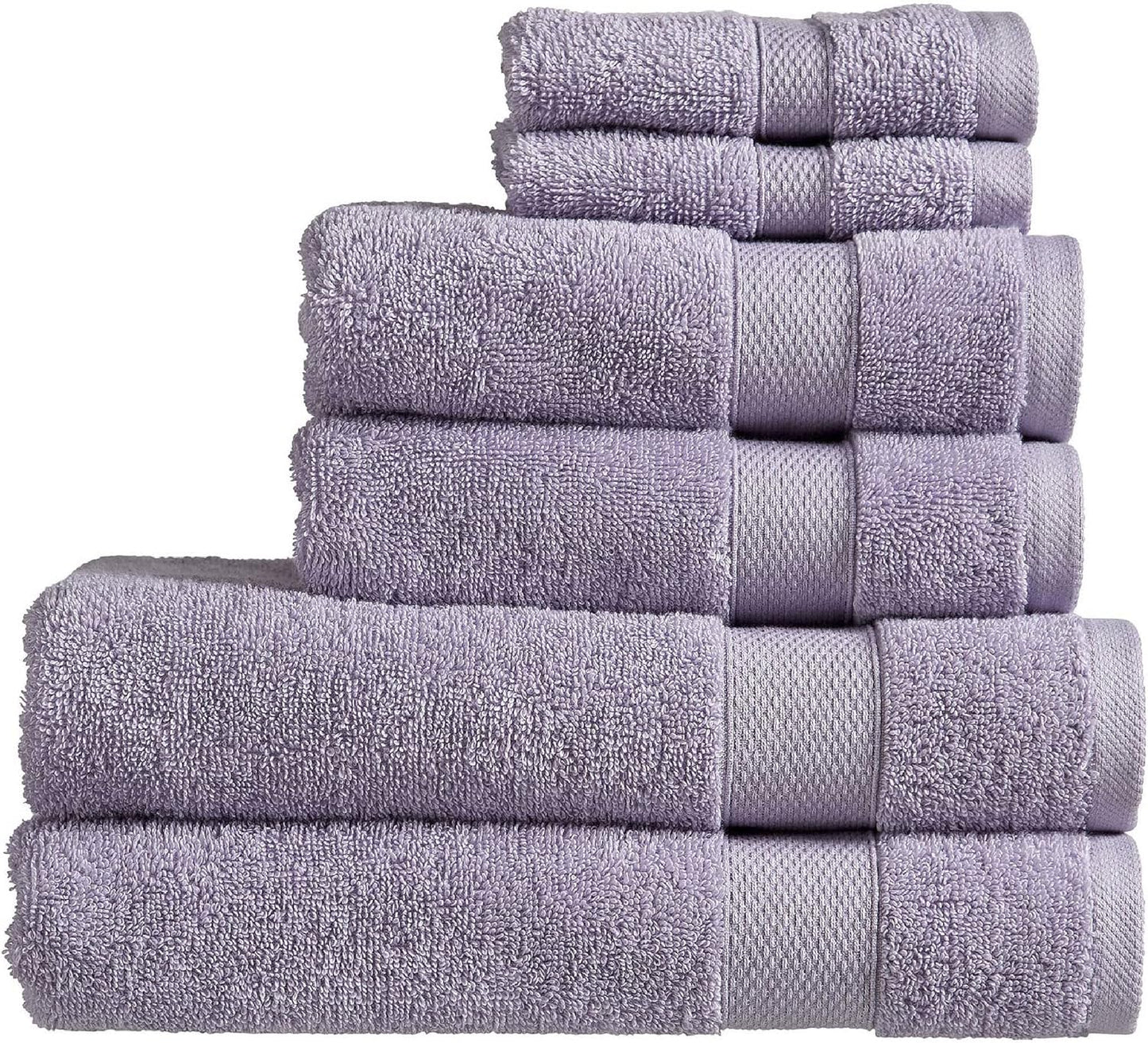 Christy Refresh Bathroom Towel Set | Set of 4 | 2 Bath 2 Hand | Quick Dry | Gentle Pastel Tones | Soft Absorbent Shower Towels | 100% Cotton 550GSM | Driftwood Brown