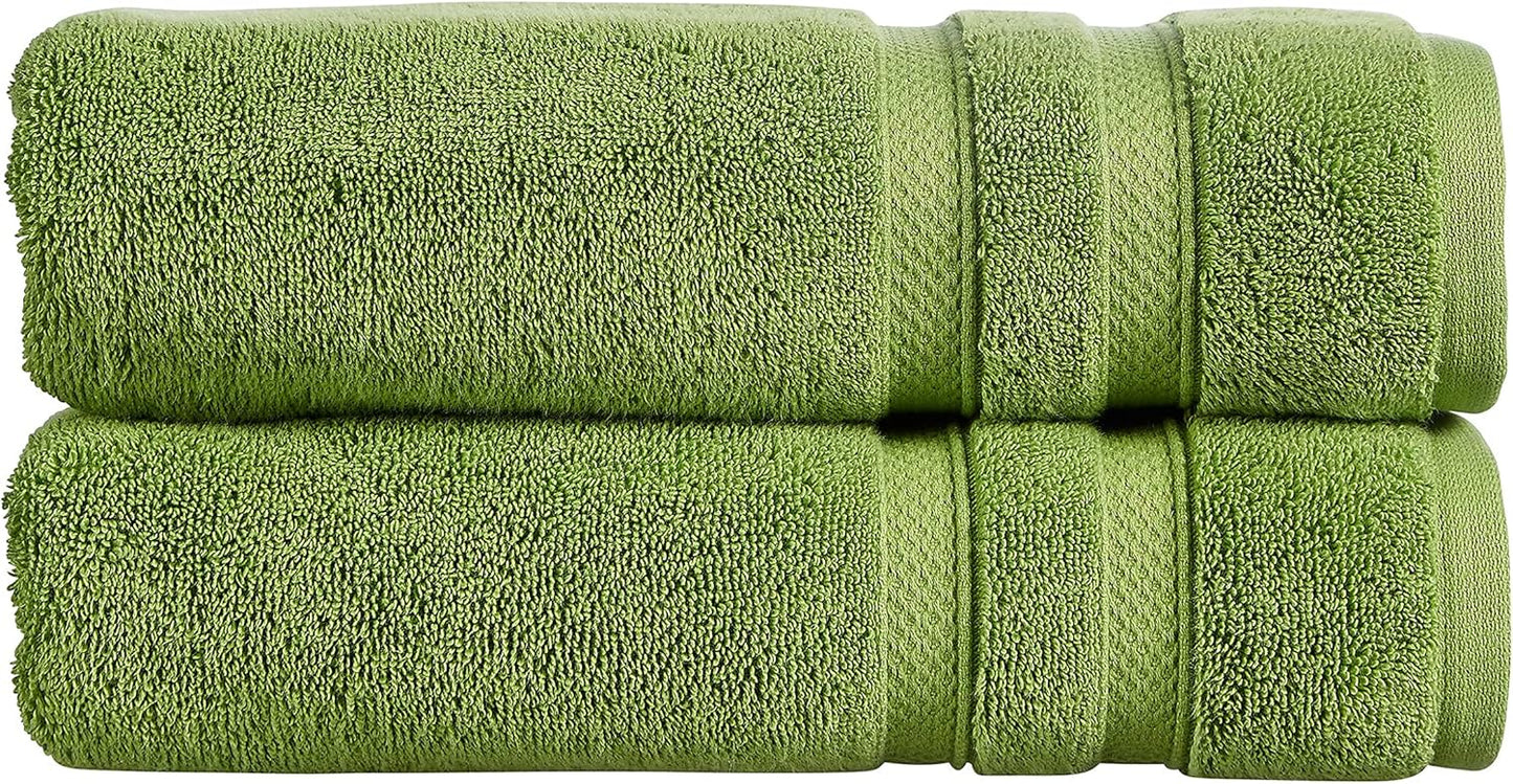 Christy Chroma Bath Towel Set | Set of 6 | 2 Bath 2 Hand 2 Face | Highly Absorbent Heavyweight 675GSM | Bold and Bright | Soft Smooth Shower Towels | 100% Cotton | Sustainably Made | Ash Grey