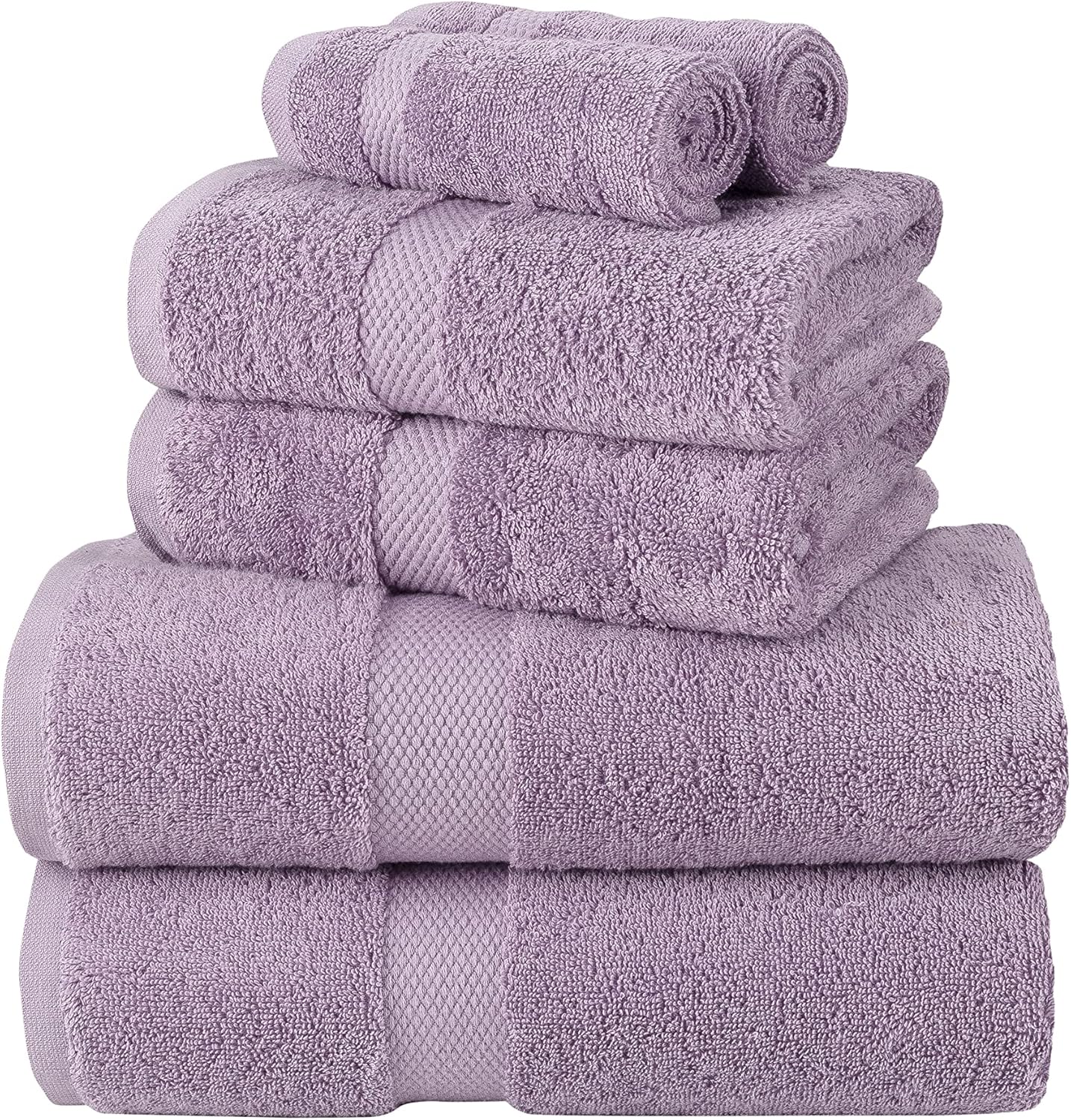 La Maison 100% Egyptian Cotton 600GSM Superior Towel Bale Set Hand Towel Bath Towel 6 Piece Super Soft Everyday Use (Navy Blue)