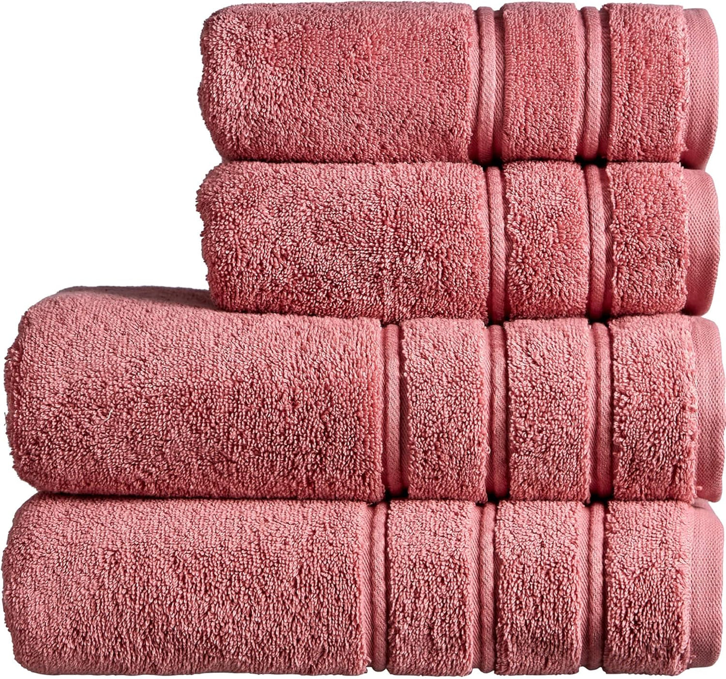 Christy Antalya Large Bath Towels | Set of 6 | 100% Turkish Cotton | 600GSM | Soft Plush Luxury Towel Set | 2 Bath Towels 2 Hand Towels 2 Face Cloths | Quick Dry | Denim Blue