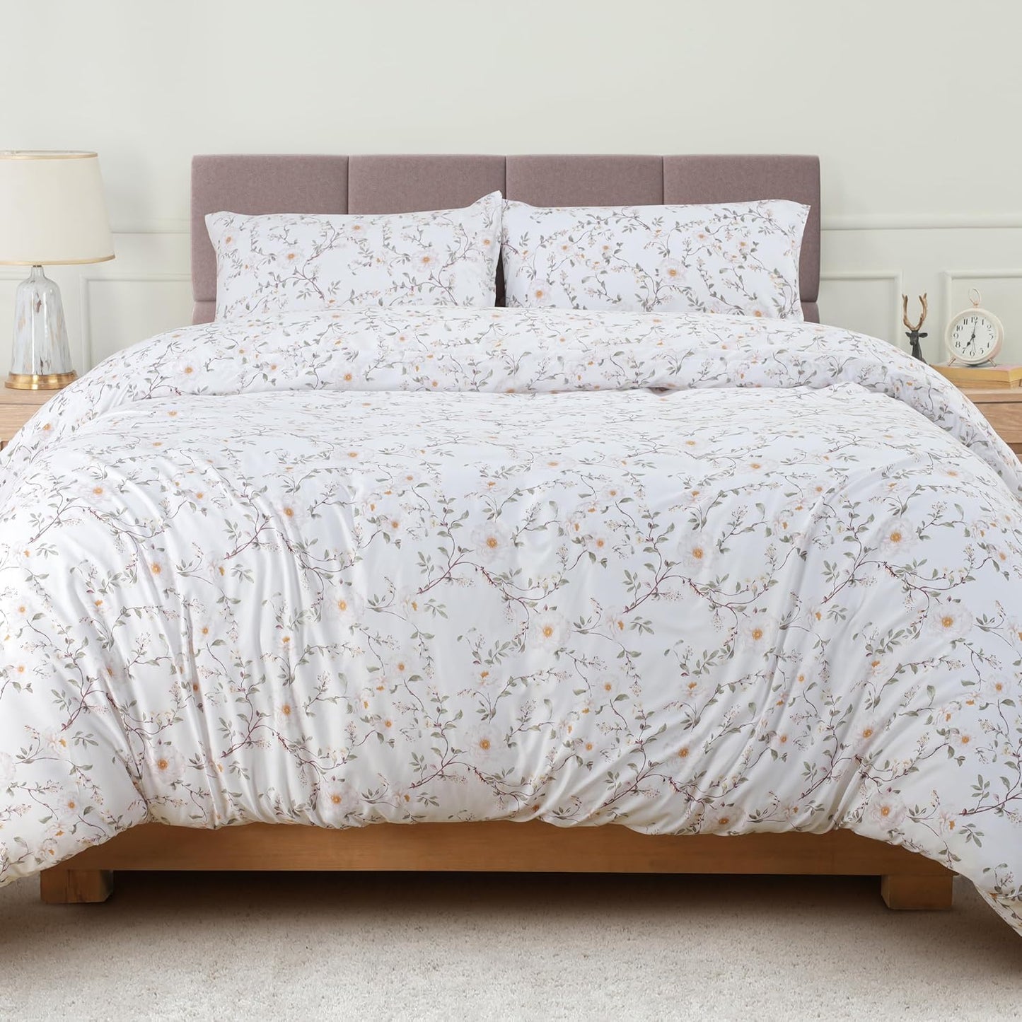 Utopia Bedding Duvet Cover Double - Soft Microfibre Polyester - Bedding Quilt Cover Set, with Pillow cases (Grey)