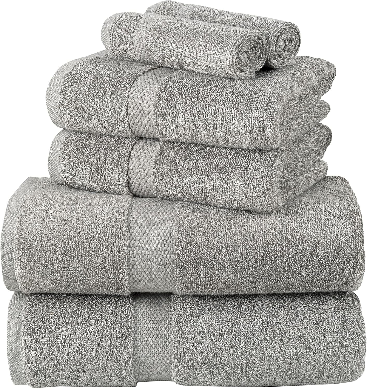 La Maison 100% Egyptian Cotton 600GSM Superior Towel Bale Set Hand Towel Bath Towel 6 Piece Super Soft Everyday Use (Navy Blue)